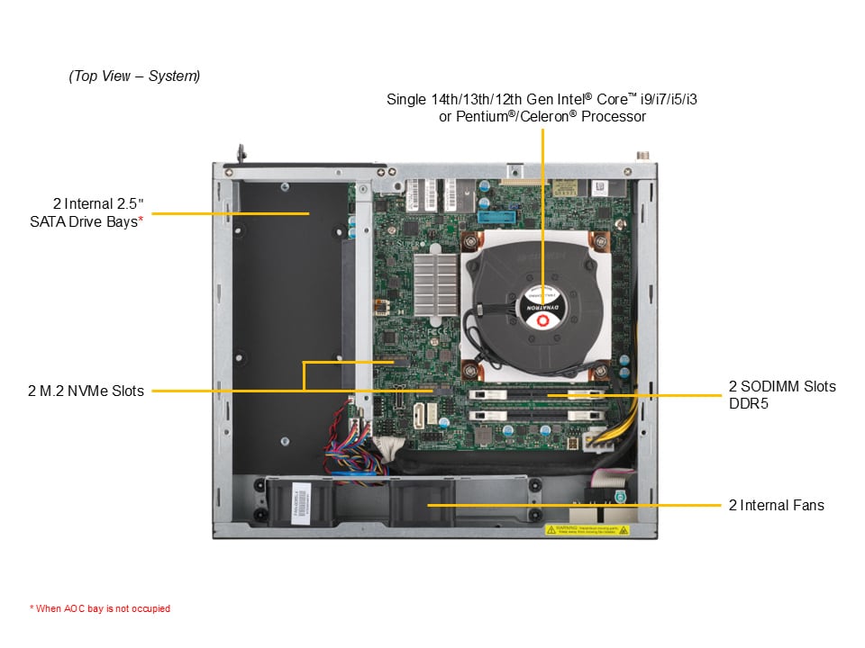 Сервер Supermicro 1U IOT/Embedded System (SYS-E300-13AD5) — фото 3