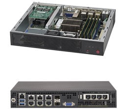 Сервер Supermicro SYS-E300-8D Mini 1U server CSE-E300 + X10SDV-TP8F — фото 2