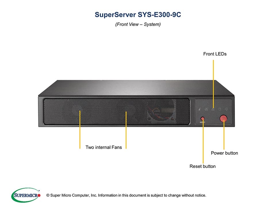 Сервер Supermicro SYS-E300-9C Server CSE-E300 + X11SCV-Q + MCP-250-10128-0N — фото 5