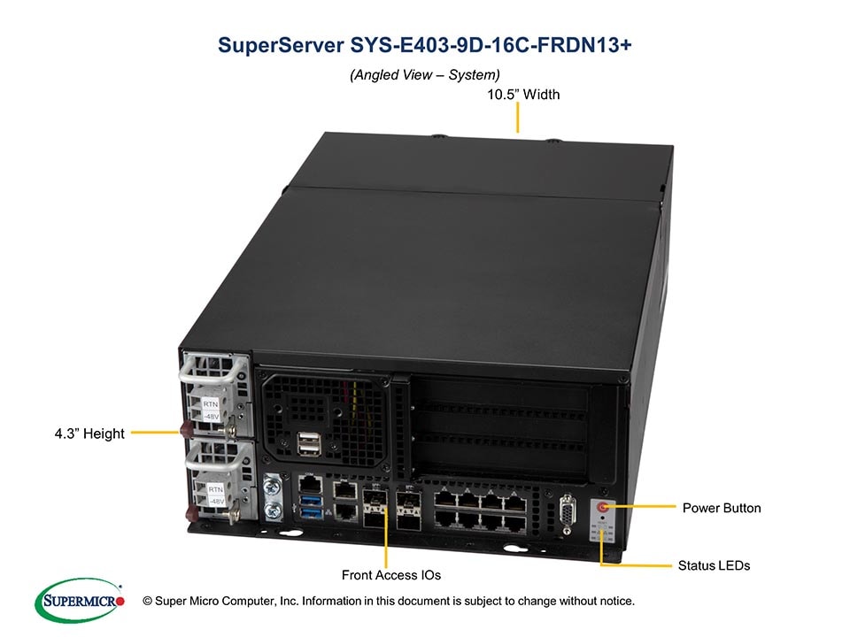 Сервер Supermicro SYS-E403-9D-16C-FRDN13_ — фото 2