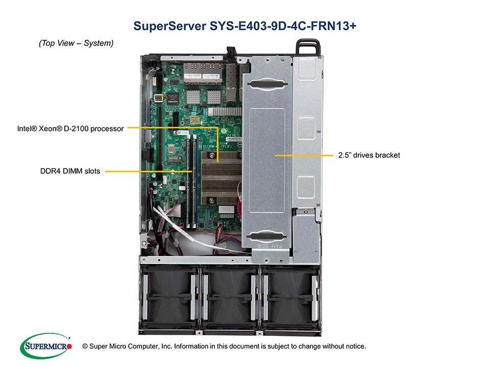 Сервер Supermicro SYS-E403-9D-4C-FRN13_ — фото 3