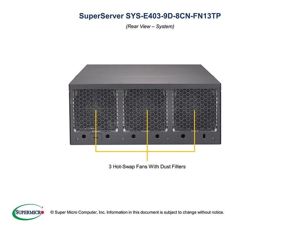 Сервер SuperMicro SYS-E403-9D-8CN-FN13TP Server (CSE-E403IF-505 + X11SDW-8C-TP13F) — фото 5