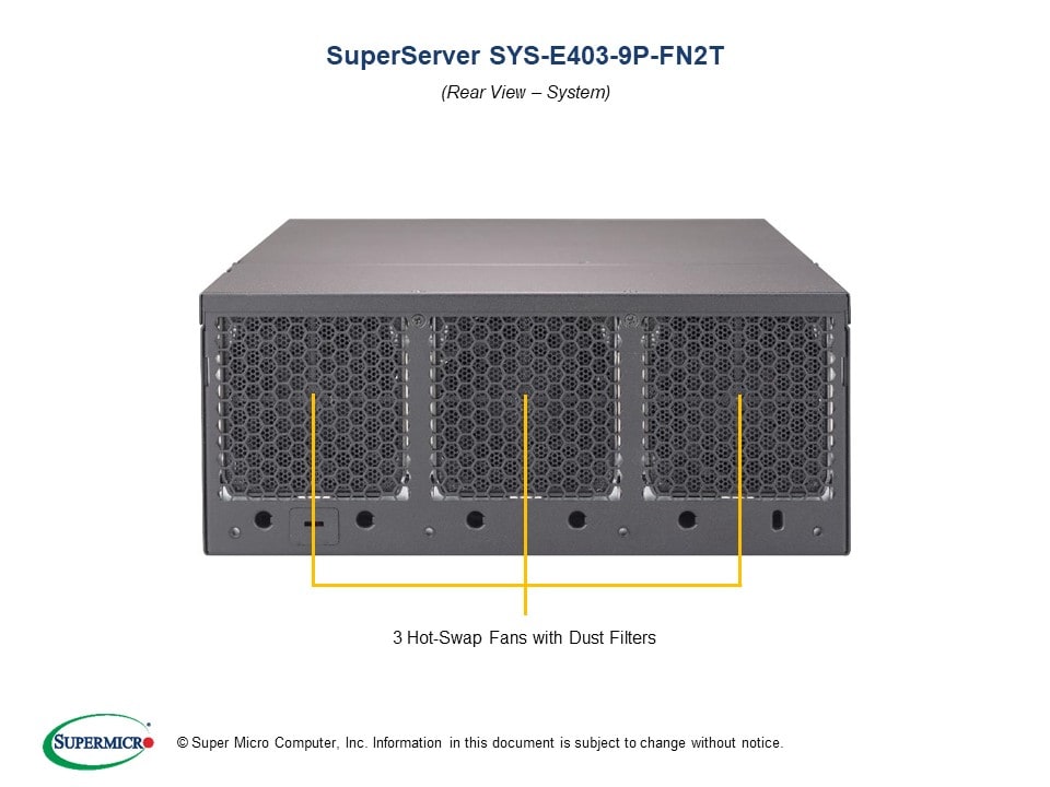Сервер Supermicro SYS-E403-9P-FN2T CSE-E403iF-000NBP + X11SPW-TF — фото 6