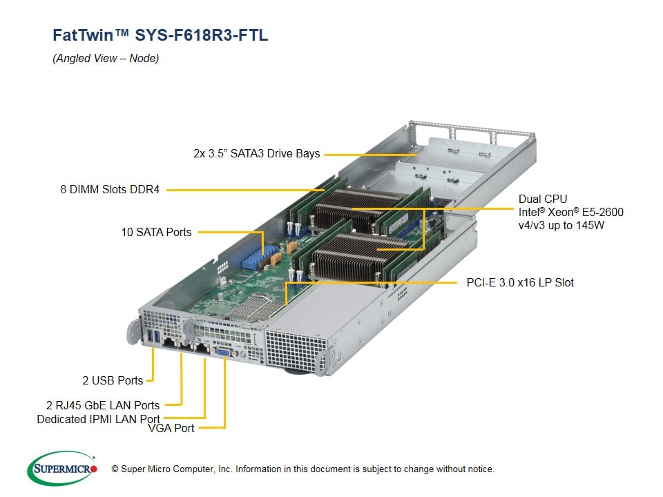 Сервер Supermicro SYS-F618R3-FTL 4U — фото 2