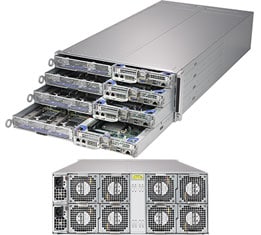 Сервер Supermicro SYS-F619H6-FT X11DPFF-SN,CSE-F414IS4-R2K04BP,FatTwinFIO4U — фото 2