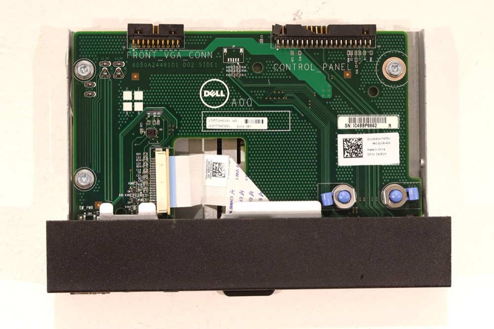 Сервер Dell PowerEdge T320/T420 Front Power Control Panel Dell P/N: 04J91H Tested — фото 3