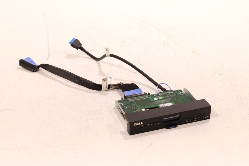 Дисплей/экран Dell PowerEdge T330/T340/T430 Front LCD Control Panel w/Cables P/N:02WK15 082MMR — фото 1