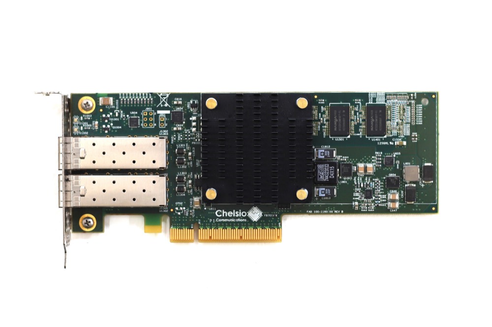 Трансивер Dell Chelsio T520-CR Dual-Port 10GbE SFP+ PCIe Network Adapter Dell P/N: 0JF0FV — фото 2