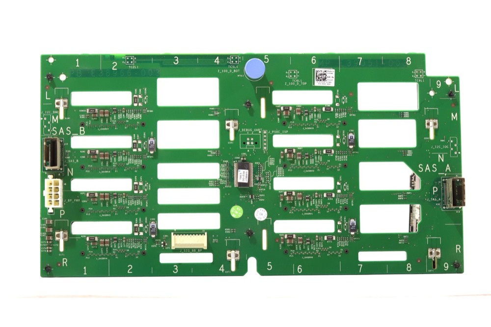 Бэкплейн Dell PowerEdge T610 3.5" 8-Bay SAS Hard Drive Backplane Board Dell P/N: 0F313F — фото 2