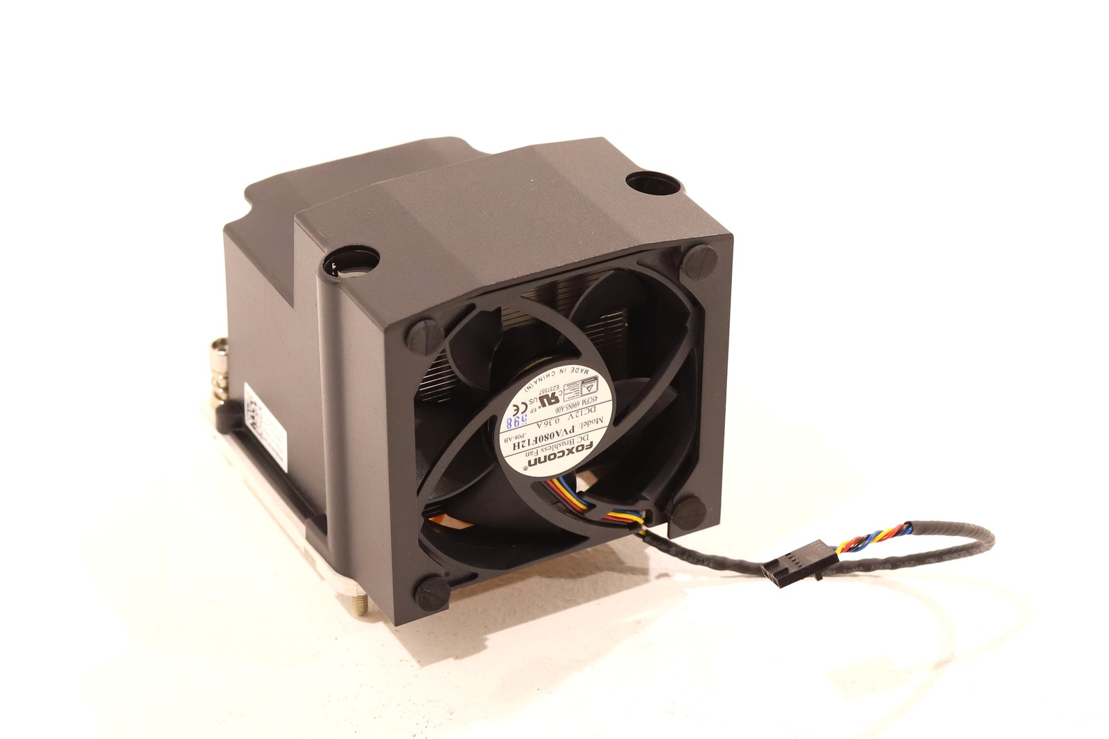 Вентилятор Dell Precision T7810/T7910 4-Pin CPU Cooling Fan & Heatsink Dell P/N: 0V0KXH — фото 1