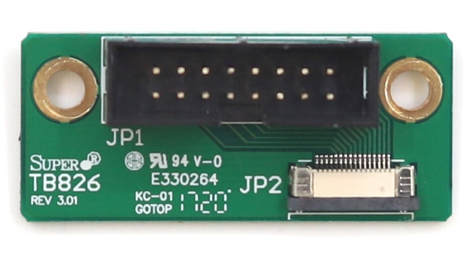 Адаптер SuperMicro Server Control Panel Adapter Board P/N: TB826 Tested Working — фото 1