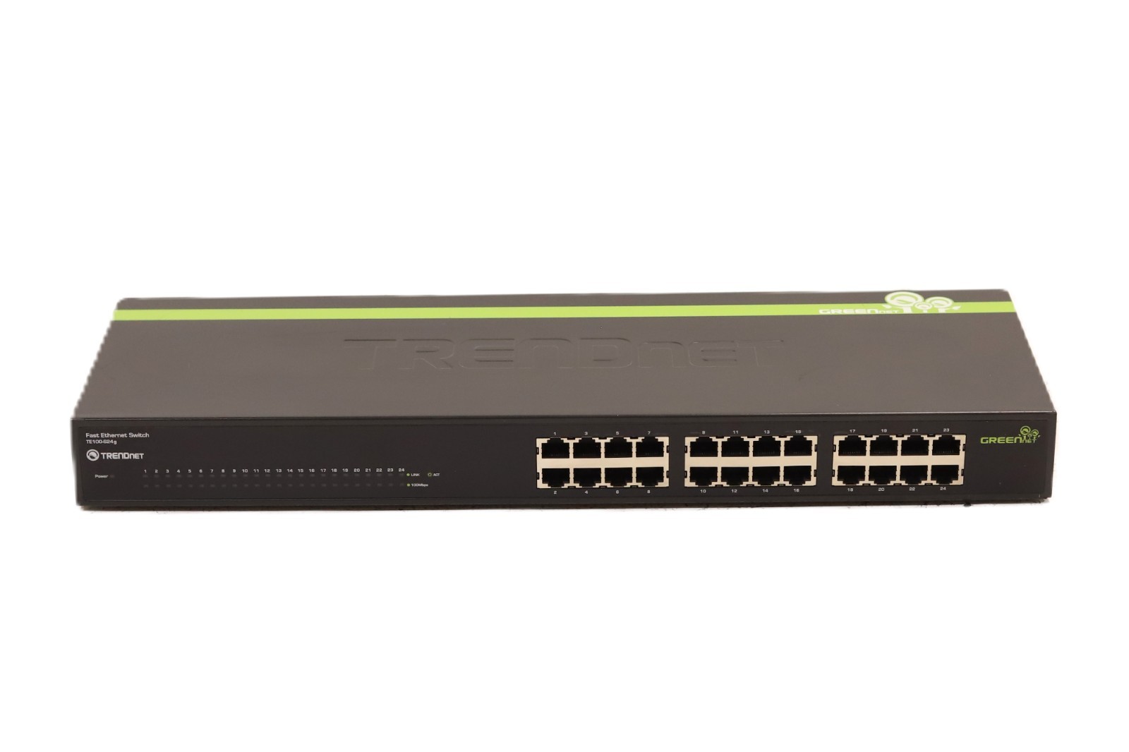 Коммутатор TRENDnet TE100-S24g 24-Port 10/100Mbps Fast Ethernet Network Switch Tested — фото 2