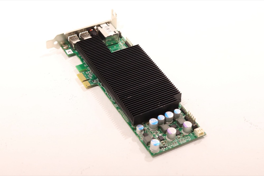 Плата Dell TERA2220 Dual-DisplayPort PCIe PCoIP Remote Access Host Card DP/N: 0XK9F2 — фото 1