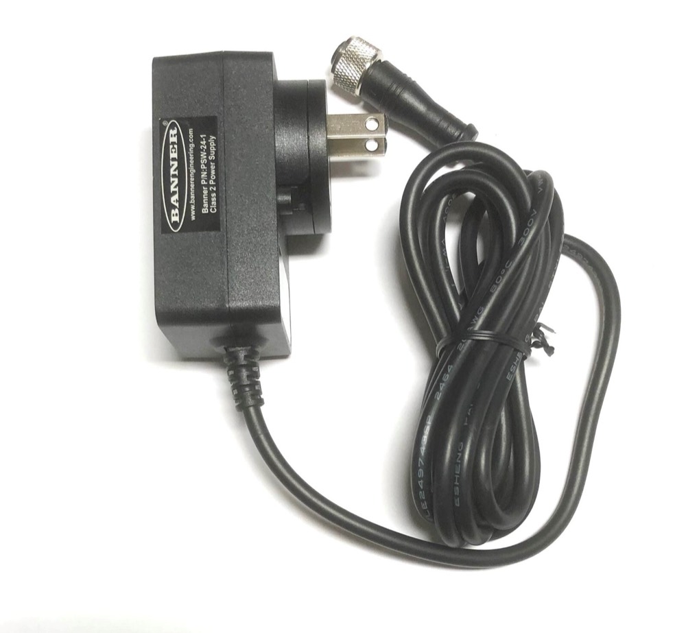 Адаптер TL50 PSW-24-1 803521 BANNER 100-240V 50-60HZ 0.8A 24V M12 Socket 2M AC ADAPTER — фото 1