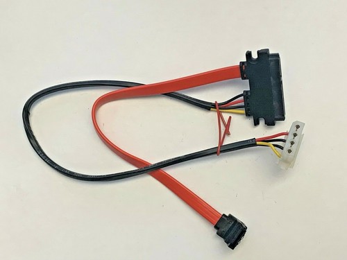Кабель Supermicro SATA–SATA 20 см для тонкого DVD-привода с переходником питания SATA 30 см — фото 1
