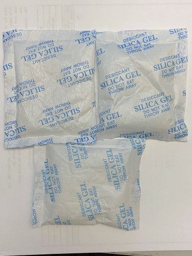 Комплектующая 10 Pack of 30 Gram Silica Gel Desiccant Moisture Absorber Dehumidifier Pack Bag — фото 1
