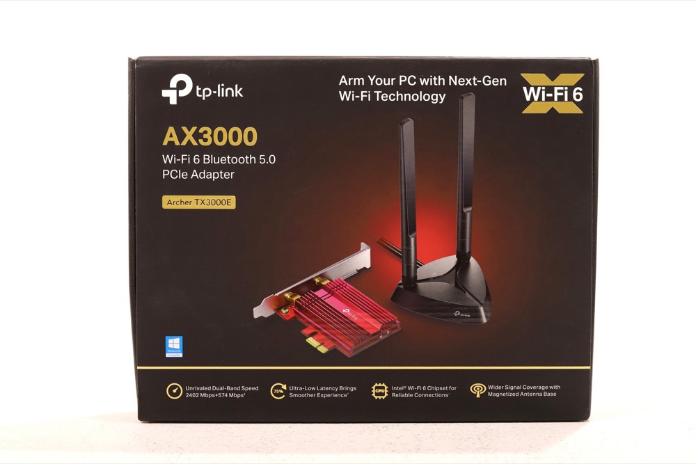 Адаптер TP-Link Archer TX3000E Wi-Fi 6 BT 5.0 PCIe x1 Adapter P/N: AX3000 Open Box — фото 1