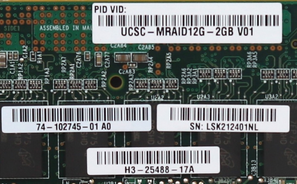 Модуль памяти Cisco UCSC-MRAID12G-2GB 2GB FBWC Module SAS Cache Memory Tested Working — фото 3