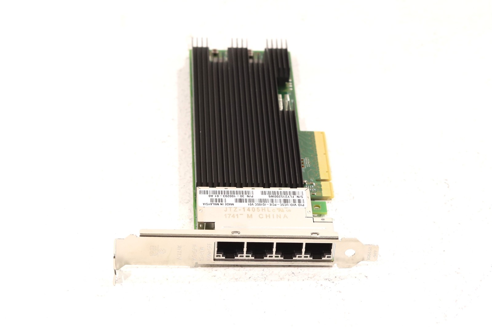 Сетевая карта Cisco UCSC-PCIE-IQ10GC Quad-Port 10GbE PCIe x8 Network Card P/N: 30-100203-01 — фото 2