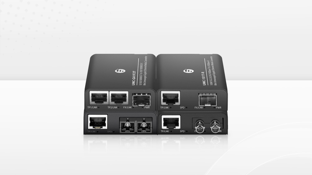 Мини неуправляемый медиаконвертер gigabit ethernet 1x 10/100/1000Base-T RJ45 в 1x 1000Base-X SFP, вилка европейского с — фото 1