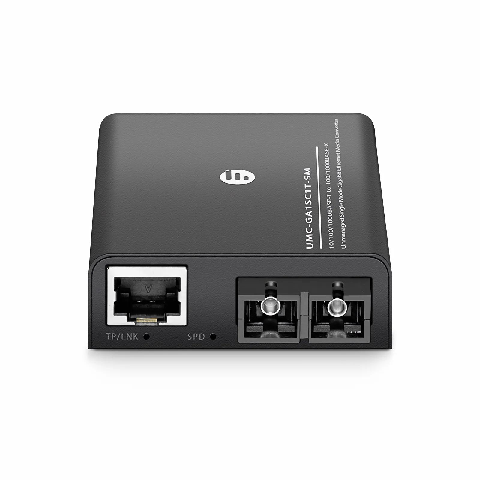 Мини неуправляемый медиаконвертер gigabit ethernet 1x 10/100/1000Base-T RJ45 в 1x 100/1000Base-X single mode SC 1310нм — фото 1