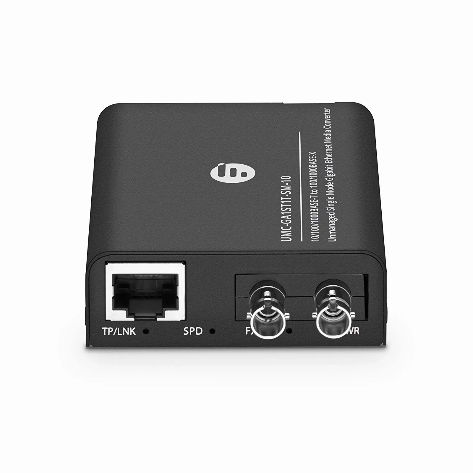 Мини неуправляемый медиаконвертер gigabit ethernet 1x 10/100/1000Base-T RJ45 в 1x 100/1000Base-X single mode ST 1310нм — фото 1