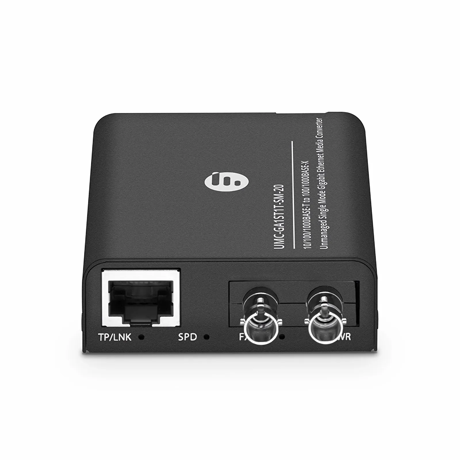 Мини неуправляемый медиаконвертер gigabit ethernet 1x 10/100/1000Base-T RJ45 в 1x 100/1000Base-X single mode ST 1310нм — фото 1