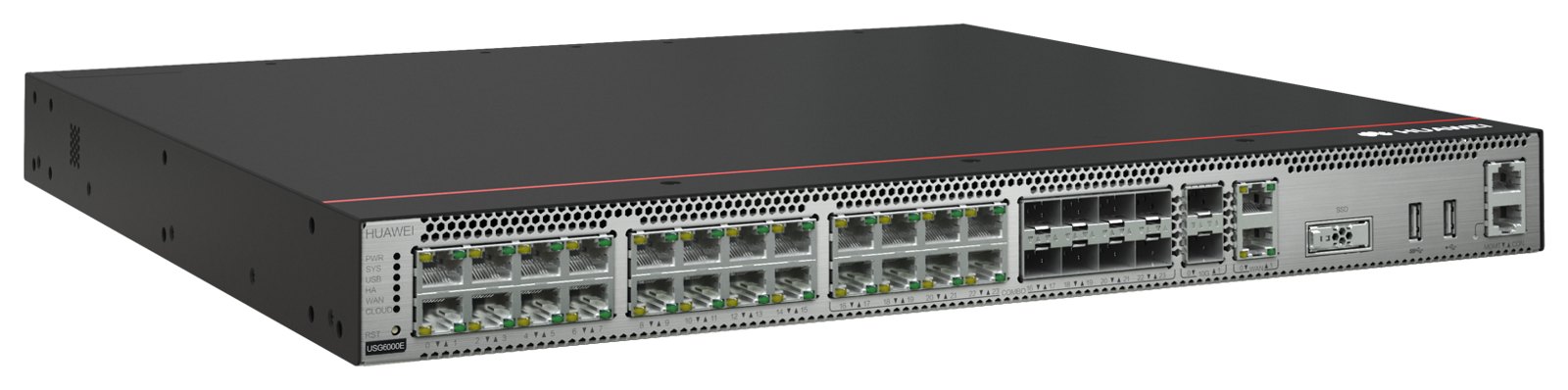 Межсетевой экран Huawei USG6515E-AC (2×GE WAN + 8×GE Combo + 16×GE RJ45 + 2×10GE SFP+,1 питание AC) — фото 2