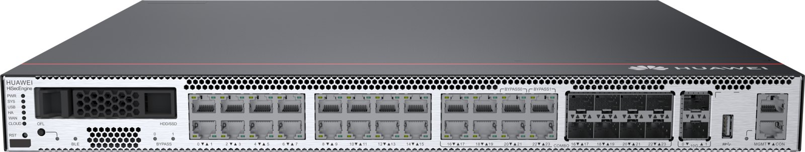 Межсетевой экран Huawei USG6605E-B-AC (16×GE RJ45 + 8×GE Combo+2×10GE SFP+,1 питание AC) — фото 1