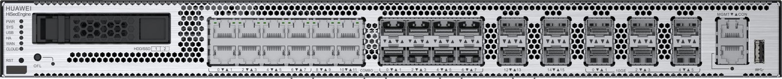 Межсетевой экран Huawei USG6615F-AC (HTM) AC Host(8×GE COMBO + 4×GE RJ45 + 4×GE SFP + 6×10GE SFP+ ) — фото 2