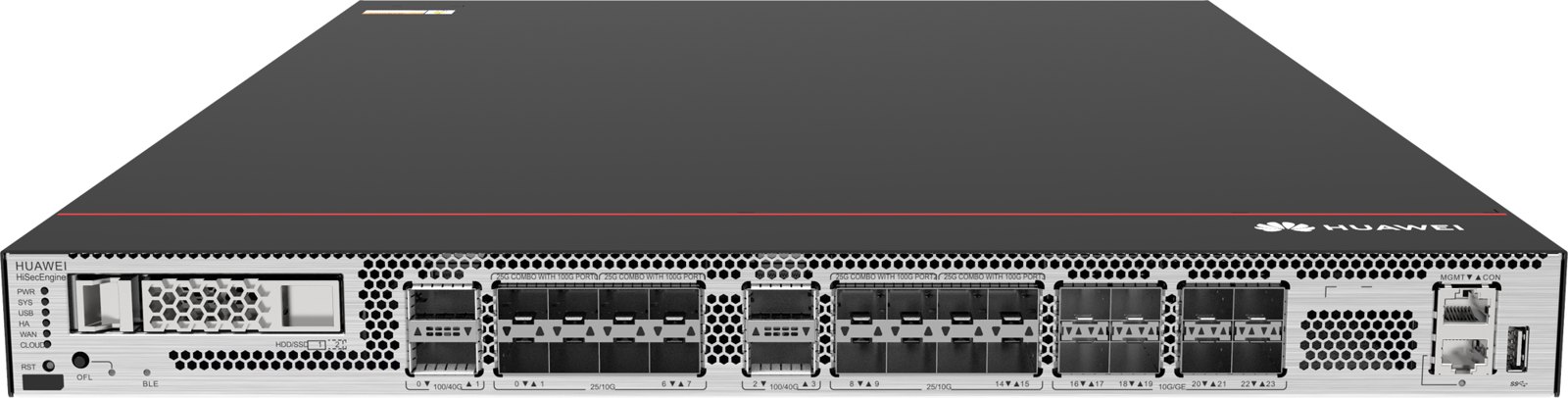 Межсетевой экран Huawei USG6725F-AC (HTM) AC host(4×QSFP28 + 16×ZSFP+ + 8×SFP+ , 2 питание AC) — фото 1