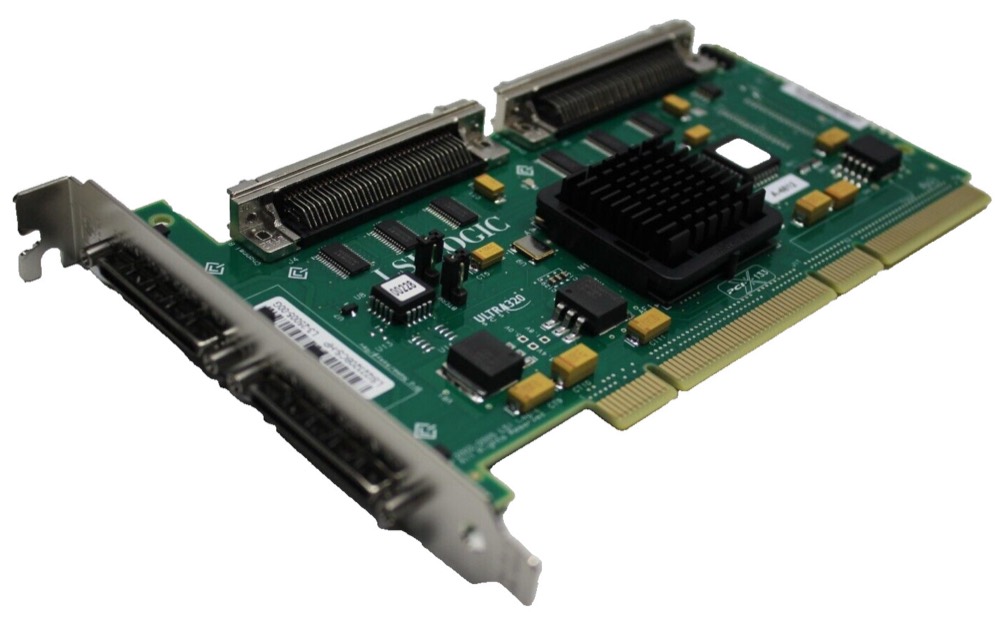 Адаптер HP Ultra320 SCSI PCI-X Dual Adapter from rx4640 A6961-60111 A6961A — фото 1