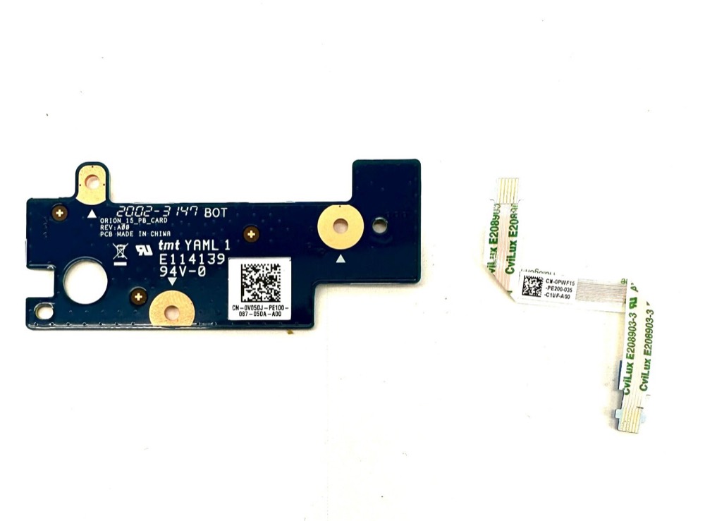 Плата V05DJ 0V05DJ Dell Alienware M17 OEM Power Button Board — фото 1