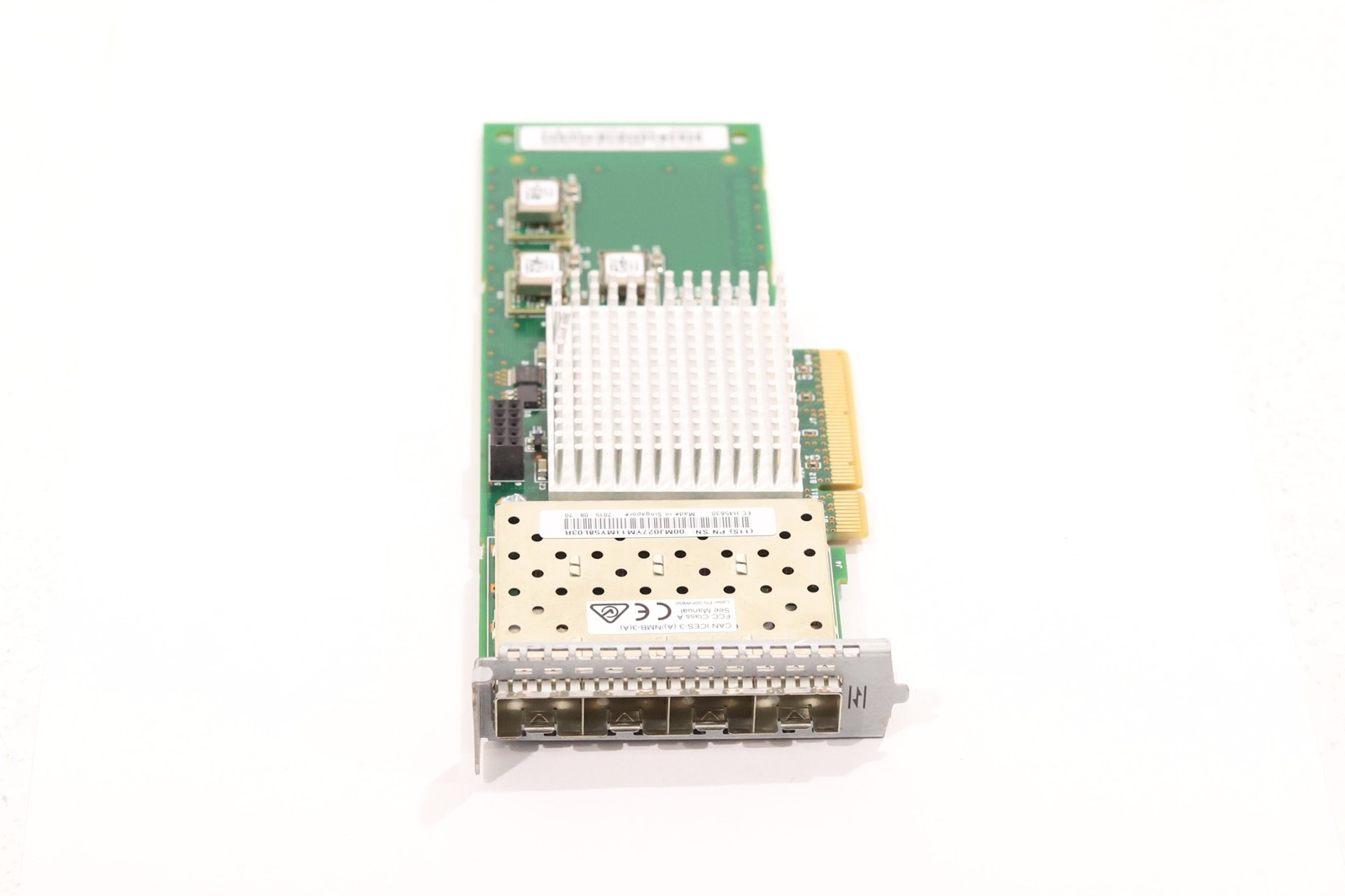 Трансивер IBM V7000 Gen2 Quad-Port 8GbE SFP+ PCIe x8 Host Interface Card P/N: 00MJ027 — фото 2
