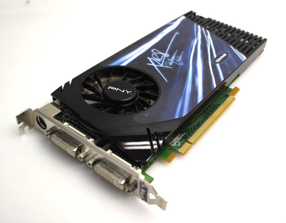 Видеокарта PNY GeForce 9800GT XLR8-PE 1 ГБ DDR3 PCIe (VCG981024GXPB) — фото 1