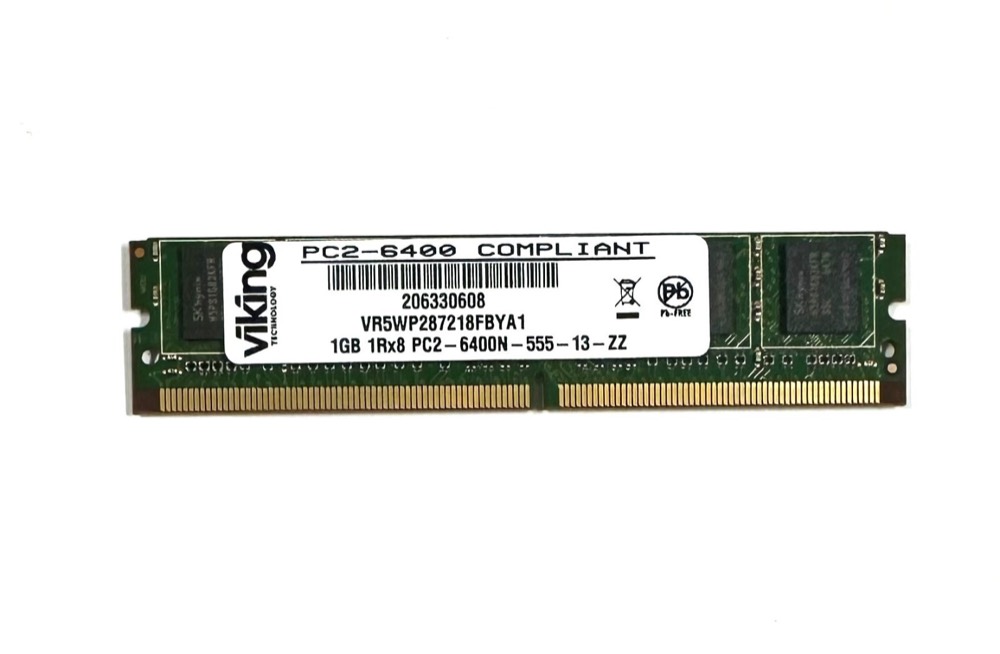 Компонент VR5WP287218FBYA1 VIKING 1GB 1Rx8 PC2-6400N-555-13-ZZ ECC 244PIN VLP — фото 1