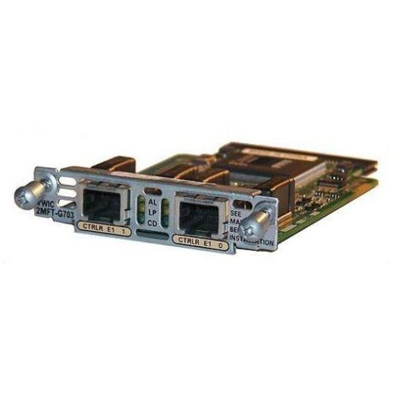 Модуль Cisco VWIC-2MFT-G703, 2 порта E1 (G.703) — фото 1