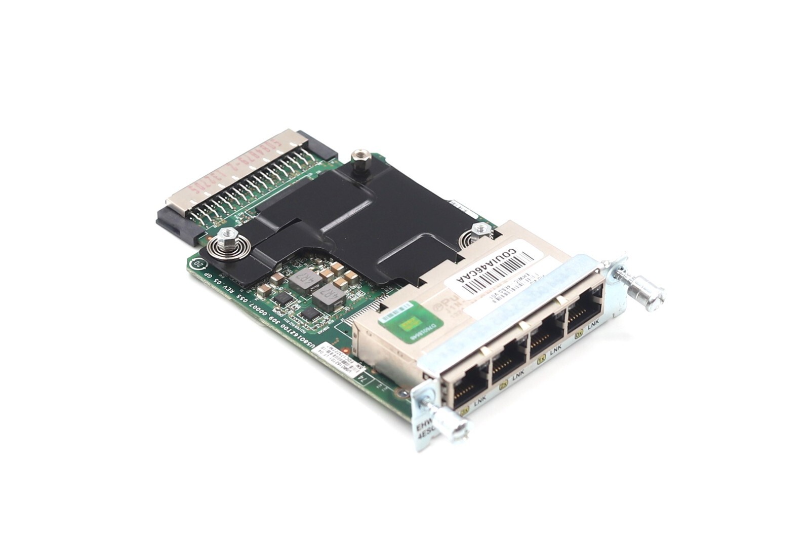 Линейная плата Cisco Quad-Port Gigabit Ethernet WAN Interface Card P/N: VWIC3-4ESG Tested — фото 1