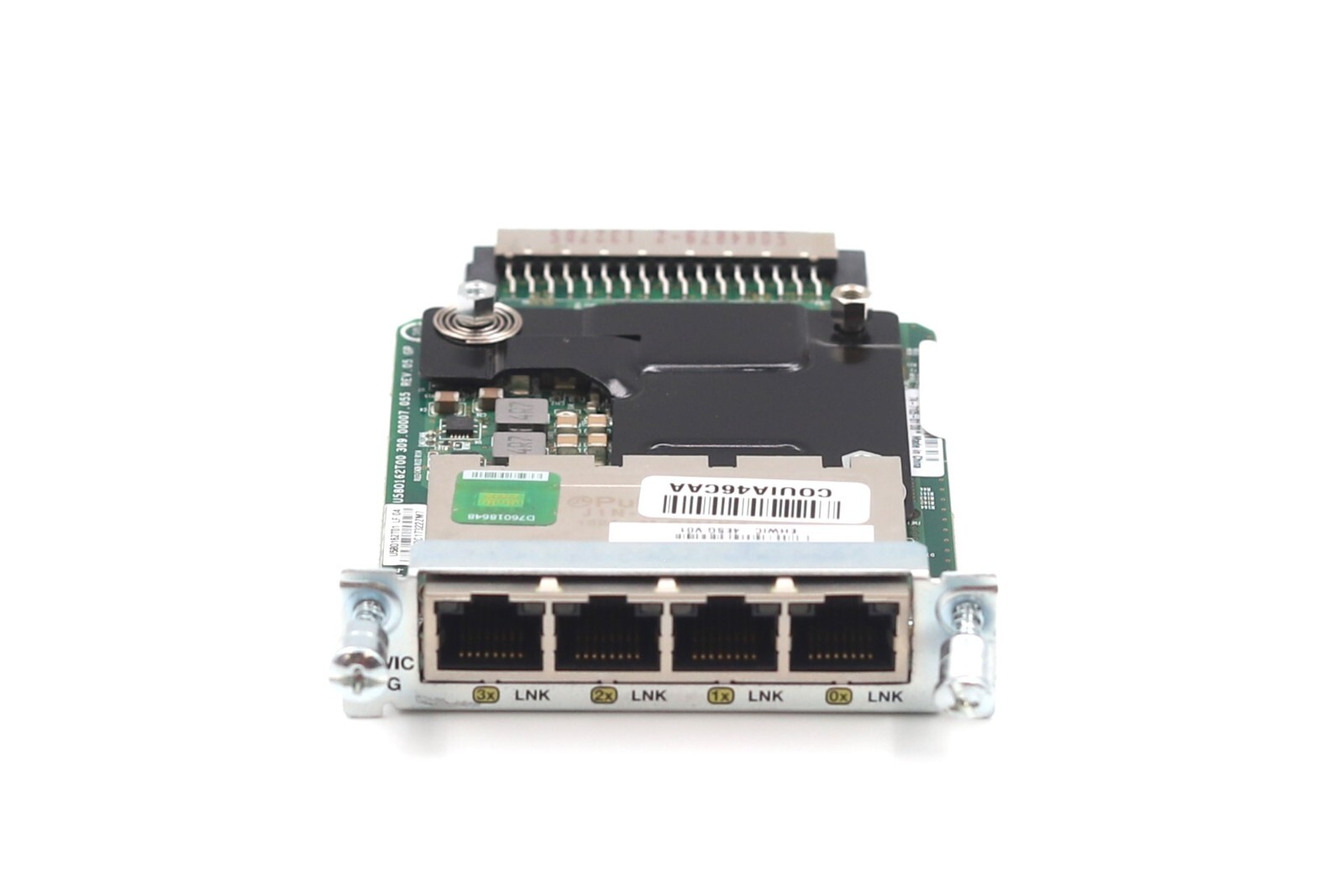 Линейная плата Cisco Quad-Port Gigabit Ethernet WAN Interface Card P/N: VWIC3-4ESG Tested — фото 3