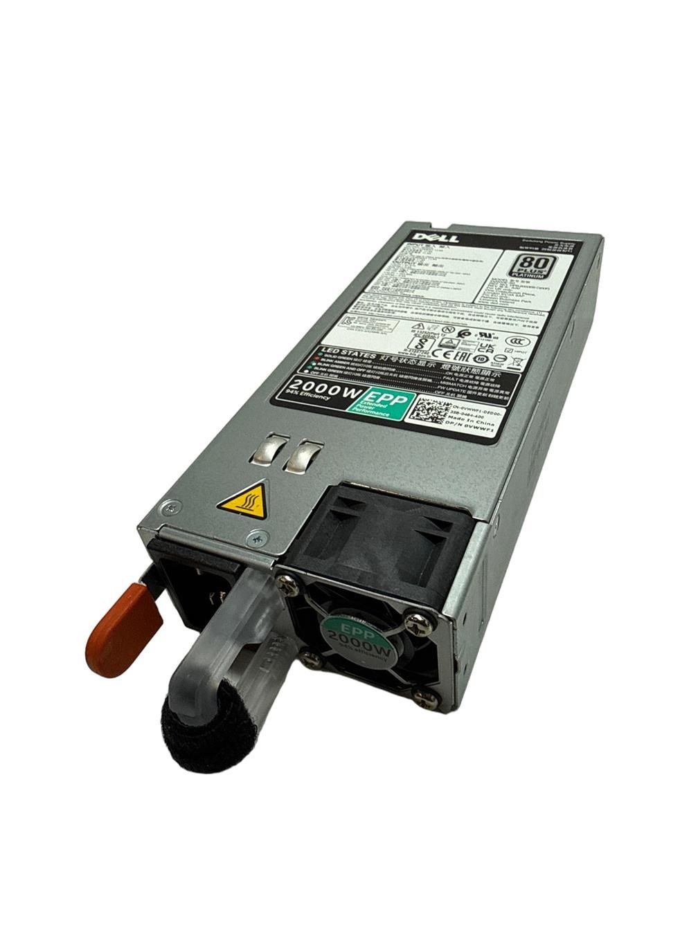 Блок питания VWWF1 New DELL POWEREDGE SERVER R940 R740 C4130 POWER SUPPLY HOTSWAP 2000W — фото 1