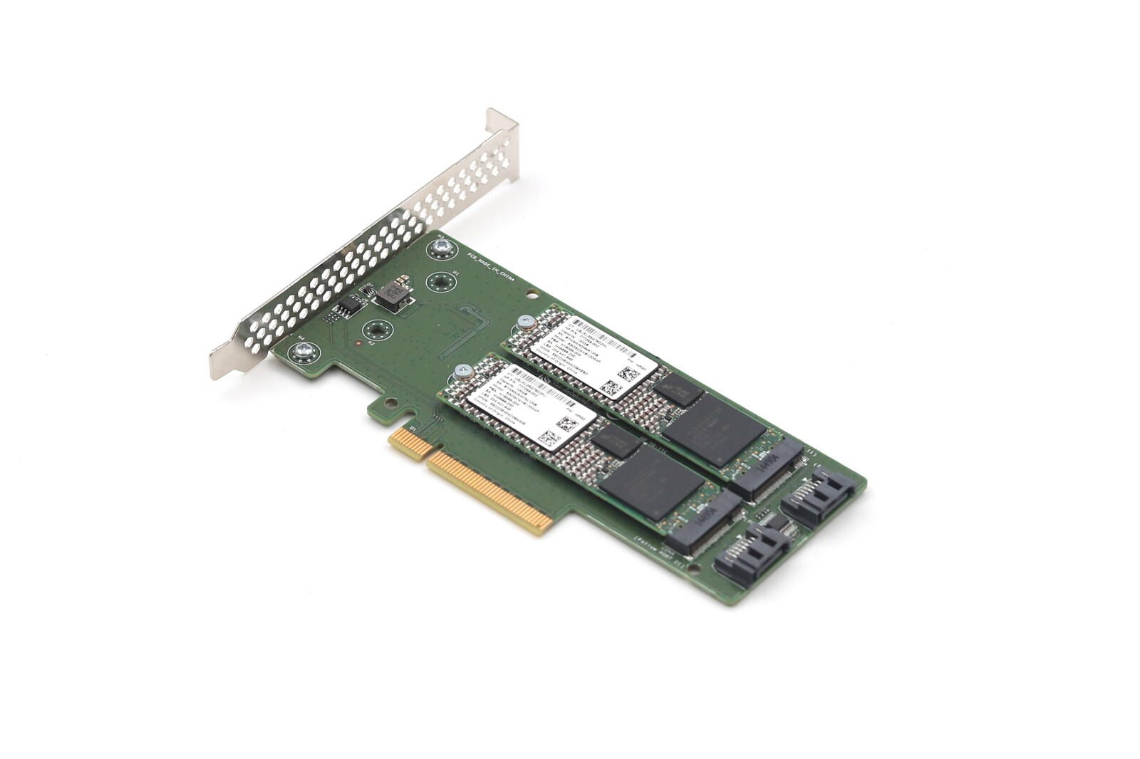 SSD-накопитель HP Dual M.2 SATA PCIe Storage Controller W/2x120GB SSD P/N:759505-001 777259-002 — фото 1