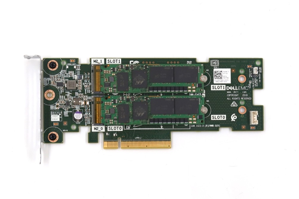 SSD-накопитель Dell Boss M.2 SSD PCIe SATA Storage Controller W/2x240GB SSD P/N: 03JT49 0CT2RP — фото 2