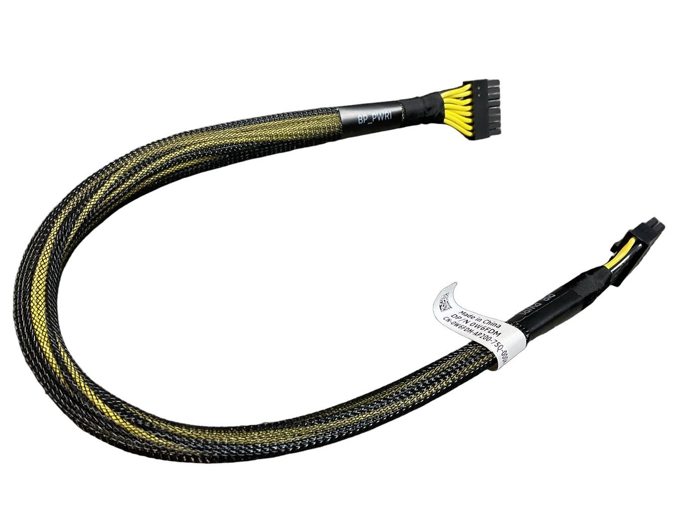 Бэкплейн W6FDM 0W6FDM NEW Dell PowerEdge C6400 HDD BP PWR to PDU Backplane Cable — фото 1