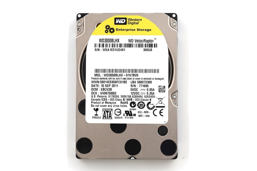 Жёсткий диск WD WD3000BLHX-01V7BV0 2.5" 300GB 3Gb/s 32MB 10K RPM SATA HDD P/N: WD300BLHX — фото 2