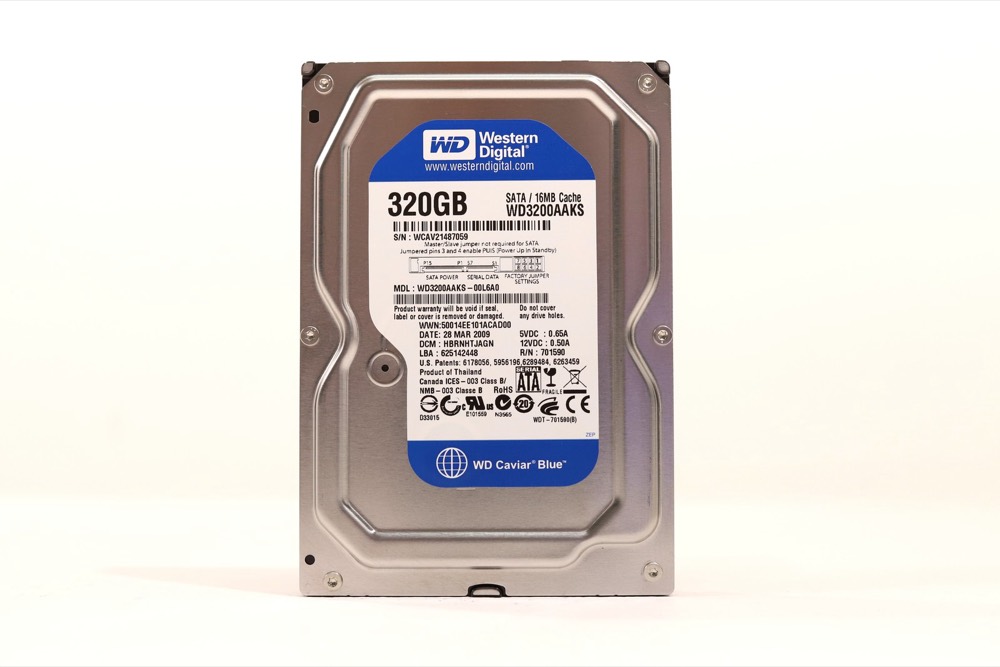 Жёсткий диск New ListingWD WD3200AAKS-00L6A0 320GB 3.5" 3Gb/s 16MB 7.2K RPM SATA HDD P/N: WD3200AAKS — фото 1