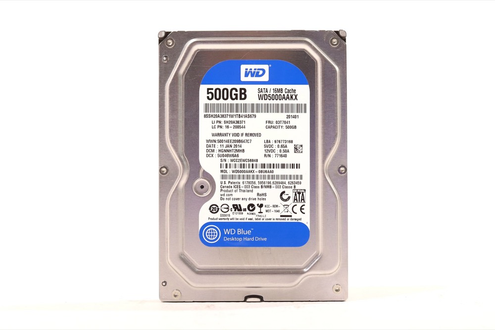 Жёсткий диск Lenovo WD5000AAKX-08U6AA0 500GB 3.5" 6Gb/s 7.2K RPM SATA HDD FRU P/N: 03T7041 — фото 1
