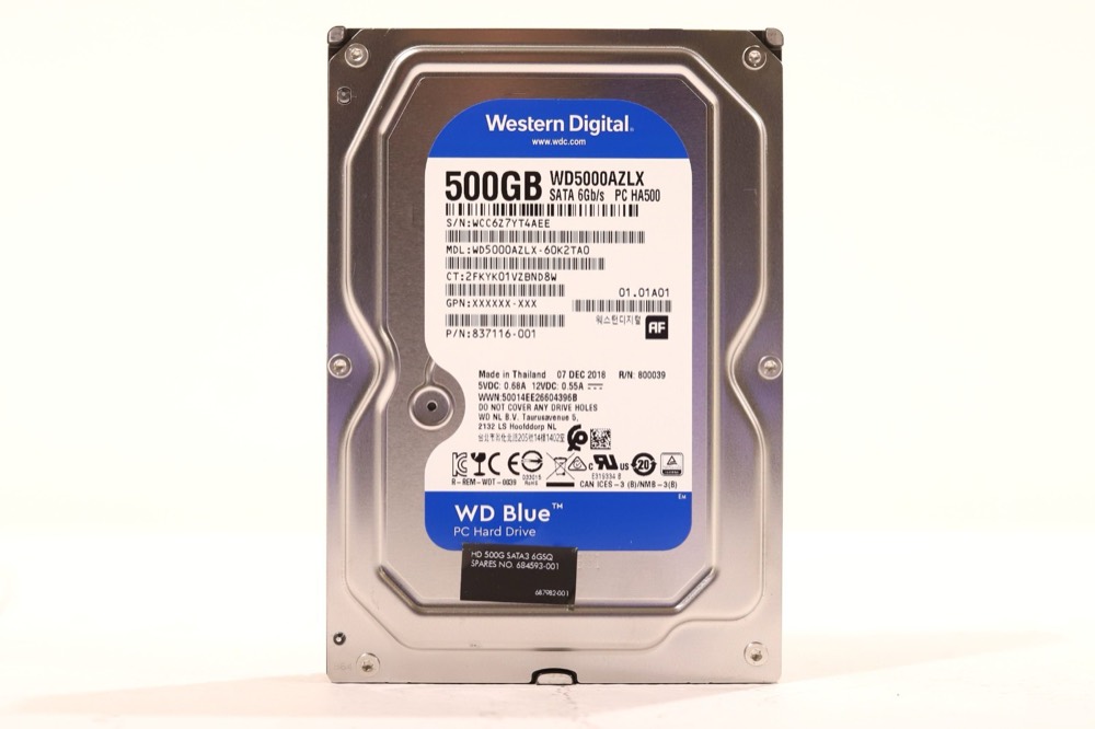 Жёсткий диск WD WD5000AZLX 500GB 3.5" 6Gb/s 32MB 7.2K RPM SATA HDD P/N: WD5000AZLX-60K2TA0 — фото 1