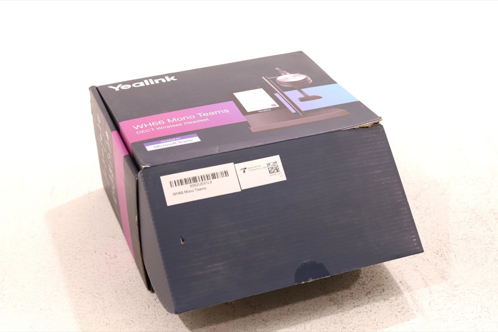 Гарнитура Yealink WHB660 Mono Teams DECT Wireless Headset W/Adapter & Cables P/N: 1308002 — фото 1