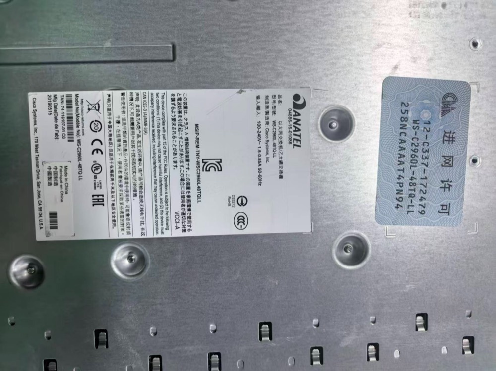 Коммутатор Cisco WS-C2960L-48TQ-LL — фото 1