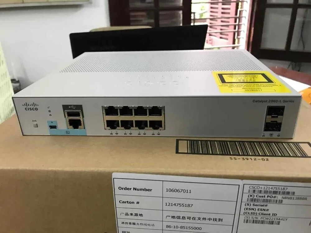 Коммутатор Cisco WS-C2960L-8TS-LL — фото 2